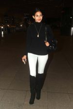 Amyra Dastur carrying a Perse by Stuffcool back pack at the airport on 13th June 2016